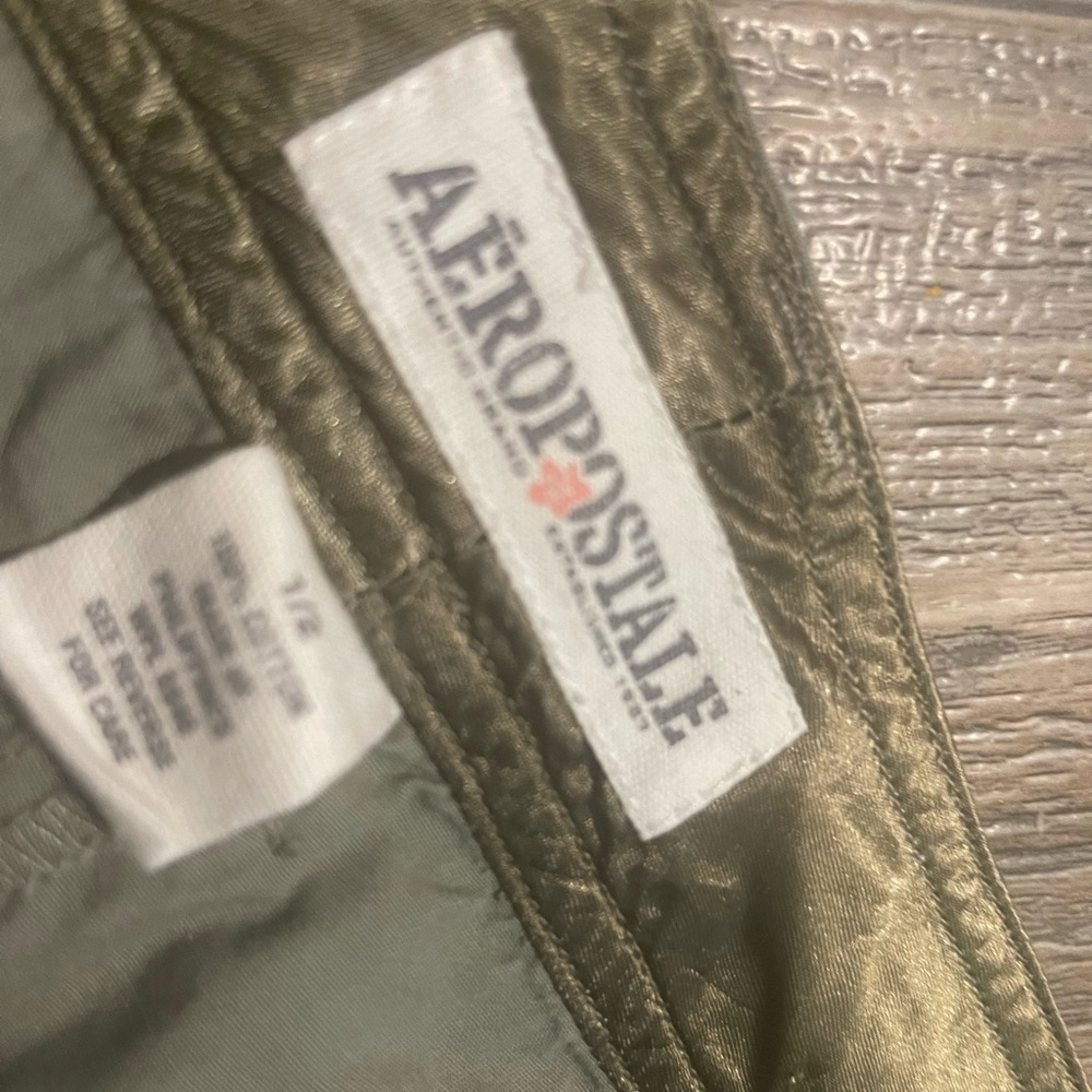 Aeropostale Khaki Green Outerwear